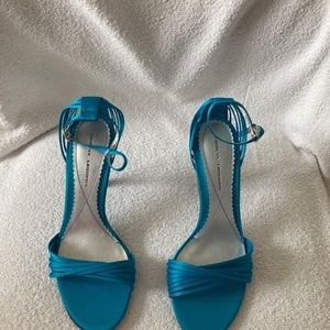 Teal colour Heels